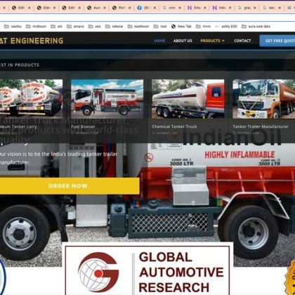 automotive website developer in kerala