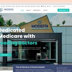 hospital website development